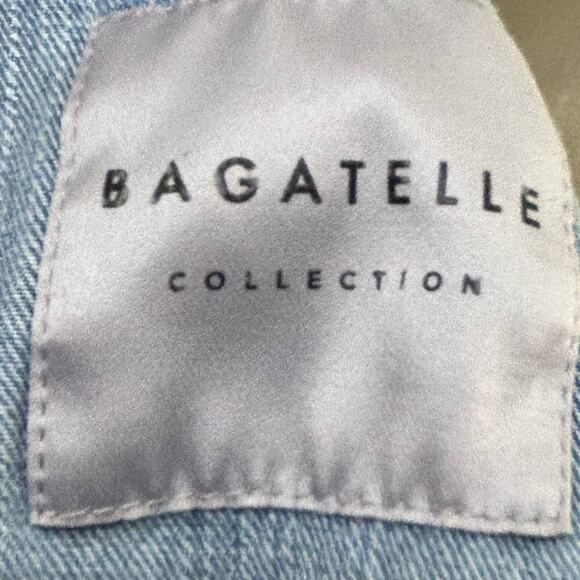 Bagatelle Lightweight Casual Denim Jacket Women's X-Small GUC - Picture 7 of 8